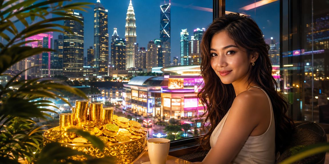 Pemain menikmati permainan jackpot di kasino dalam talian Kuala Lumpur